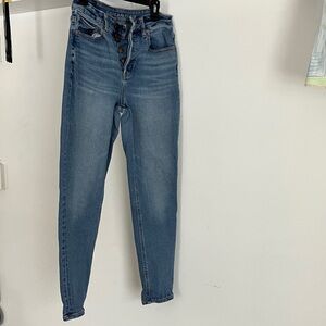 American Eagle Outfitters High Rise Light Blue Jeans